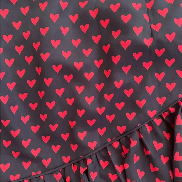 ♥️NWT Maison Jules Heart Printed Cross-Ruffled Skirt from Macys size large - Picture 6 of 9